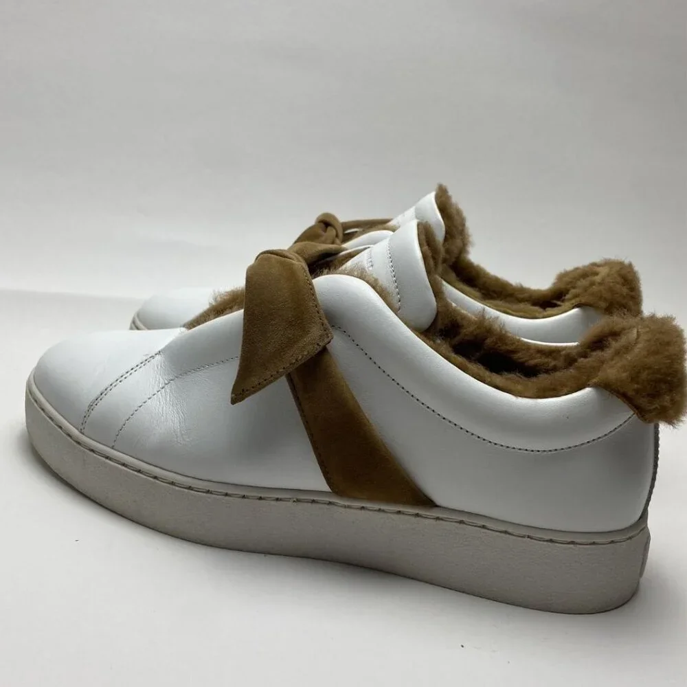 Alexandre Birman Shearling Sneakers Size 38